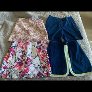 3 Lady Hagen Golf Skorts & 1 Lady Hagen Golf Short (Size 4)